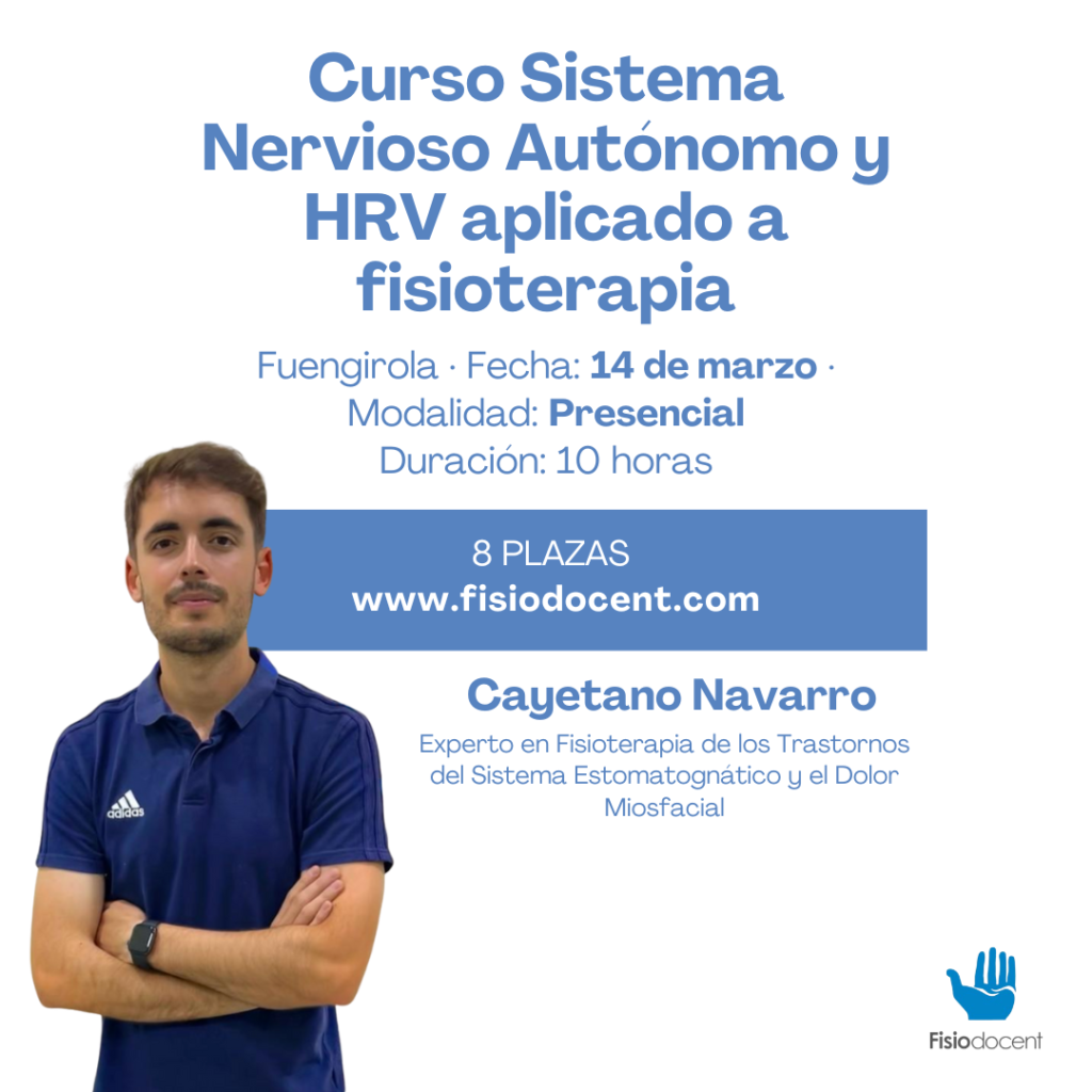 Curso Sistema Nervioso Autónomo y HRV aplicado a fisioterapia